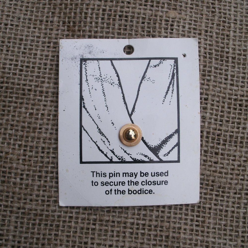 Vintage Bodice Closure Tack Pin